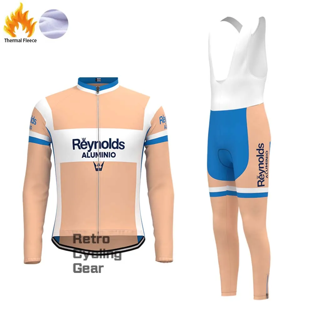 1980s Reynolds Fleece Retro Long Cycling Kits