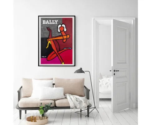 60cmx90cm Fashion Woman Black Frame Canvas Wall Art