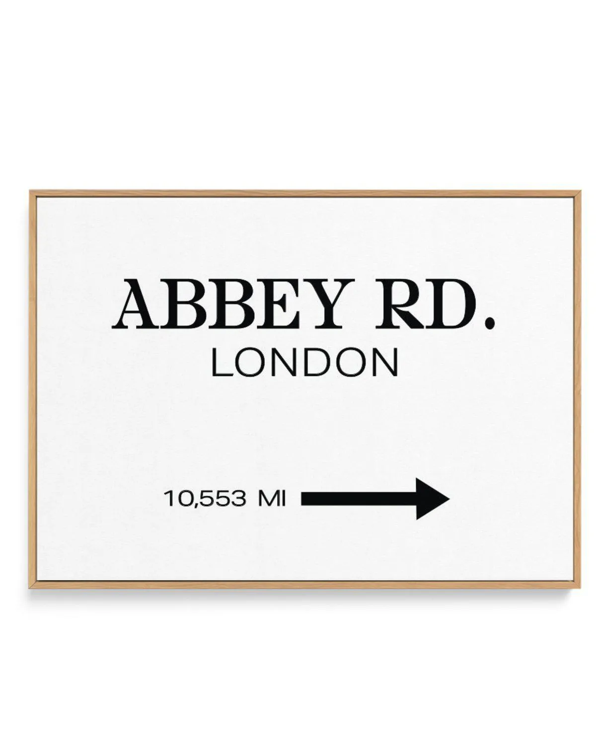 Abbey Road, London | Framed Canvas Art Print