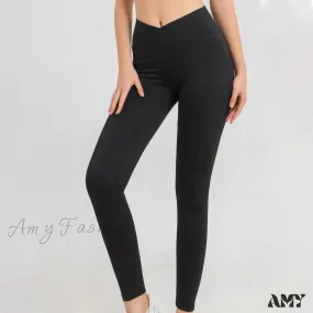 Amy Fashion - Workout Yoga Pants Sport Running Tights