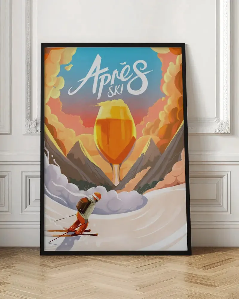 Apres Ski - Stretched Canvas, Poster or Fine Art Print