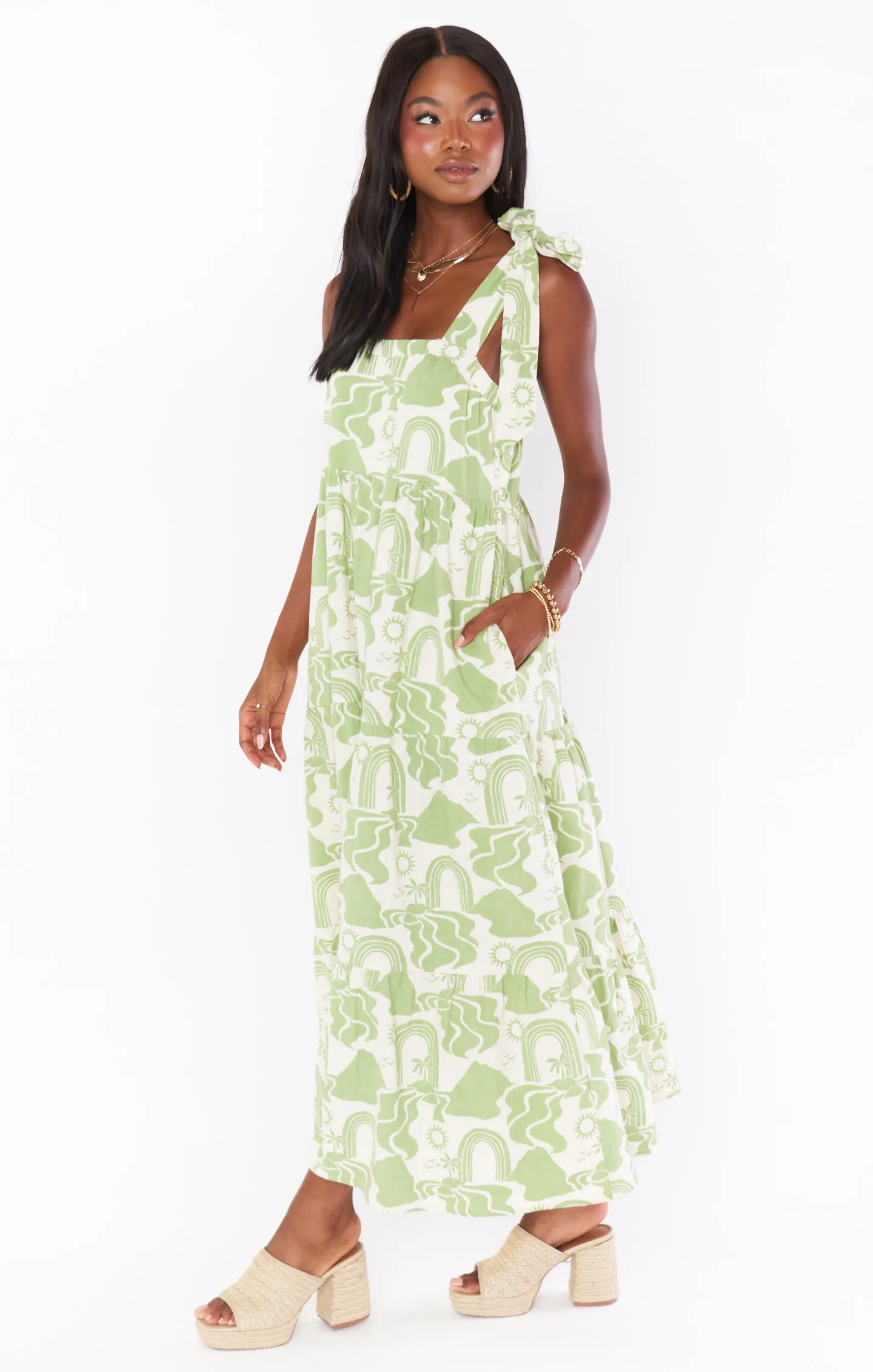 Arabella Maxi Dress ~ Desert Sands