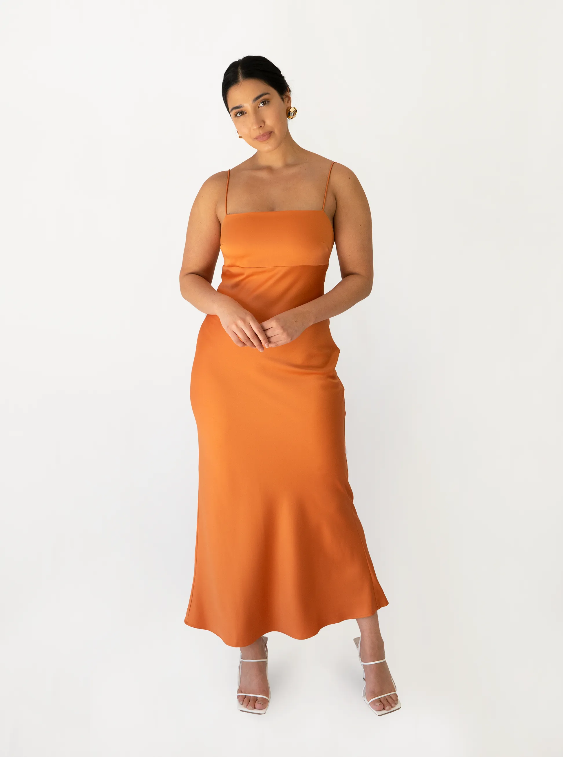 Aurora Maxi Dress- Rust