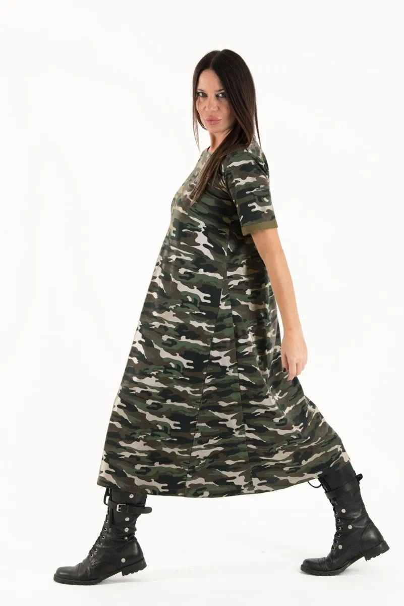 Autumn Camouflage Dress TEDDY