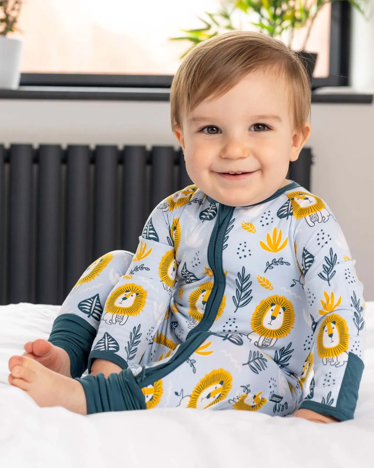 BABYGO® Lion Zip Sleepsuit