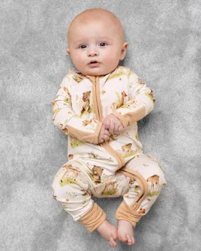 BABYGO® Woodland Zip Sleepsuit