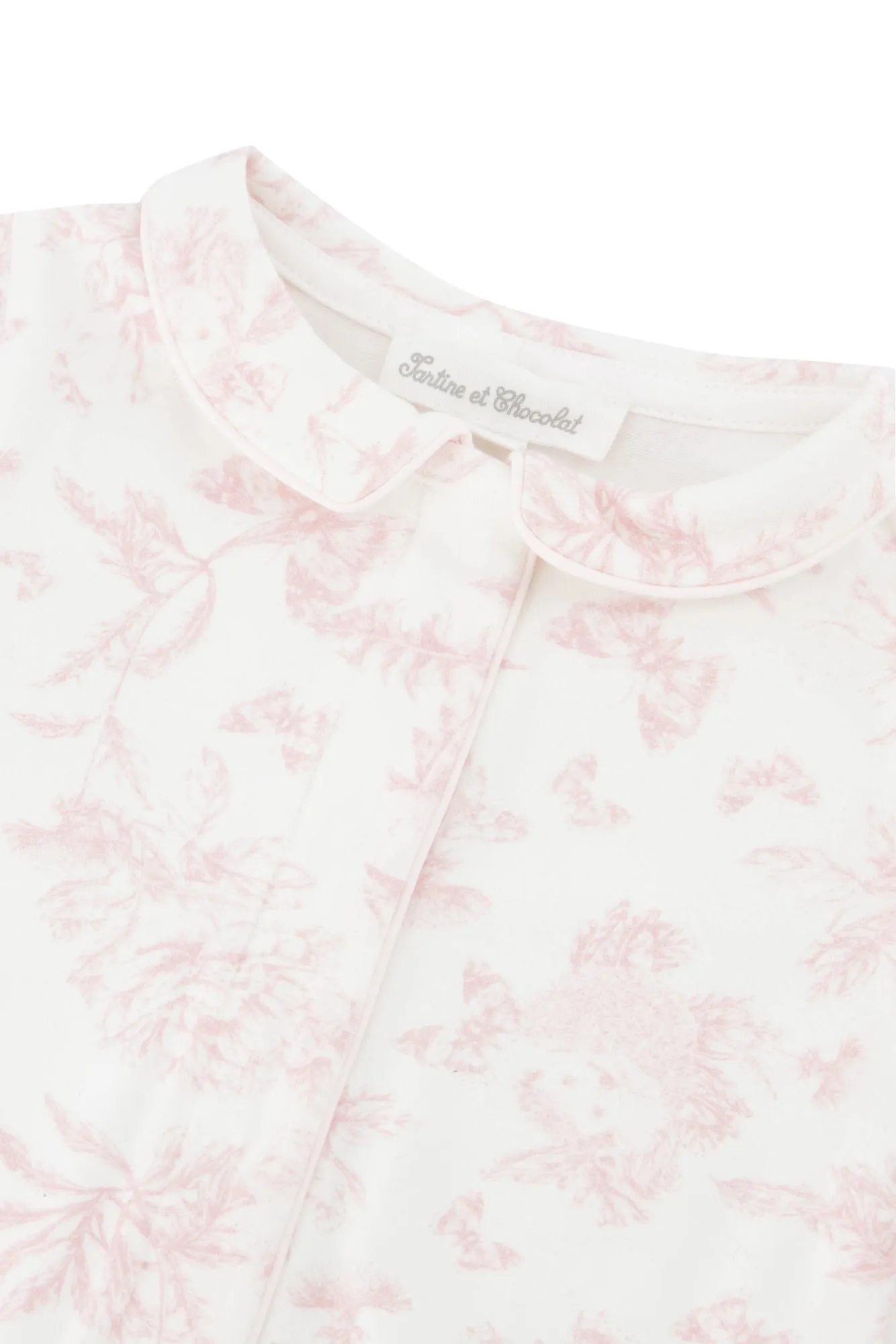 Babygrow - Toile De Jouy Light Pink