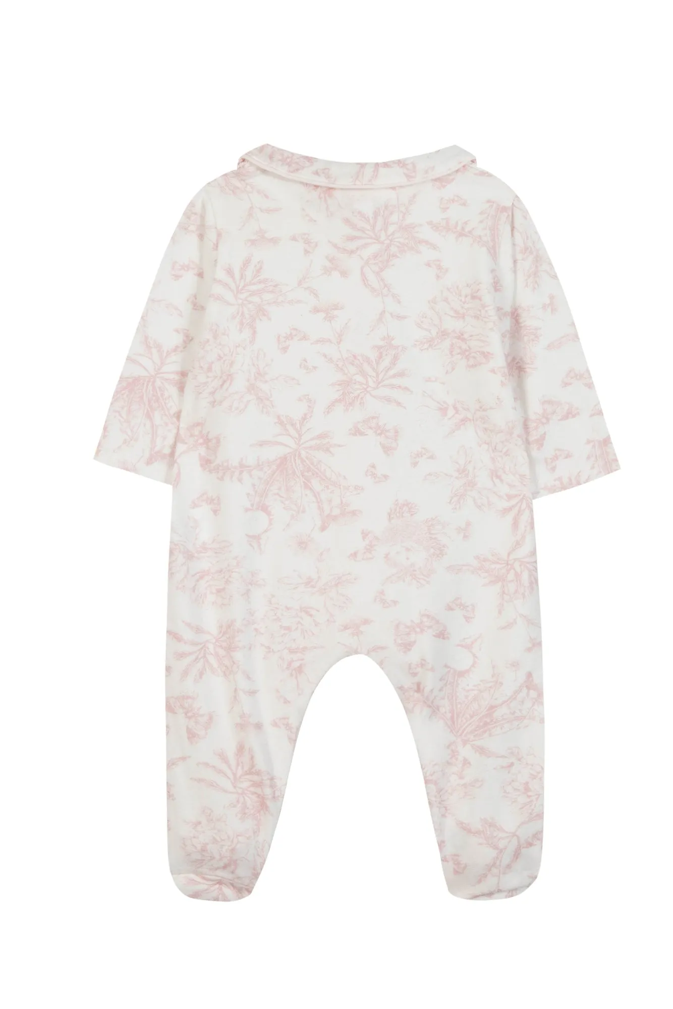 Babygrow - Toile De Jouy Light Pink