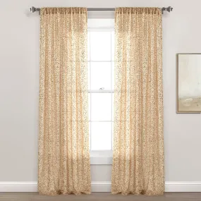 Ballgown Glam Sparkle Sequins Window Curtain Panel