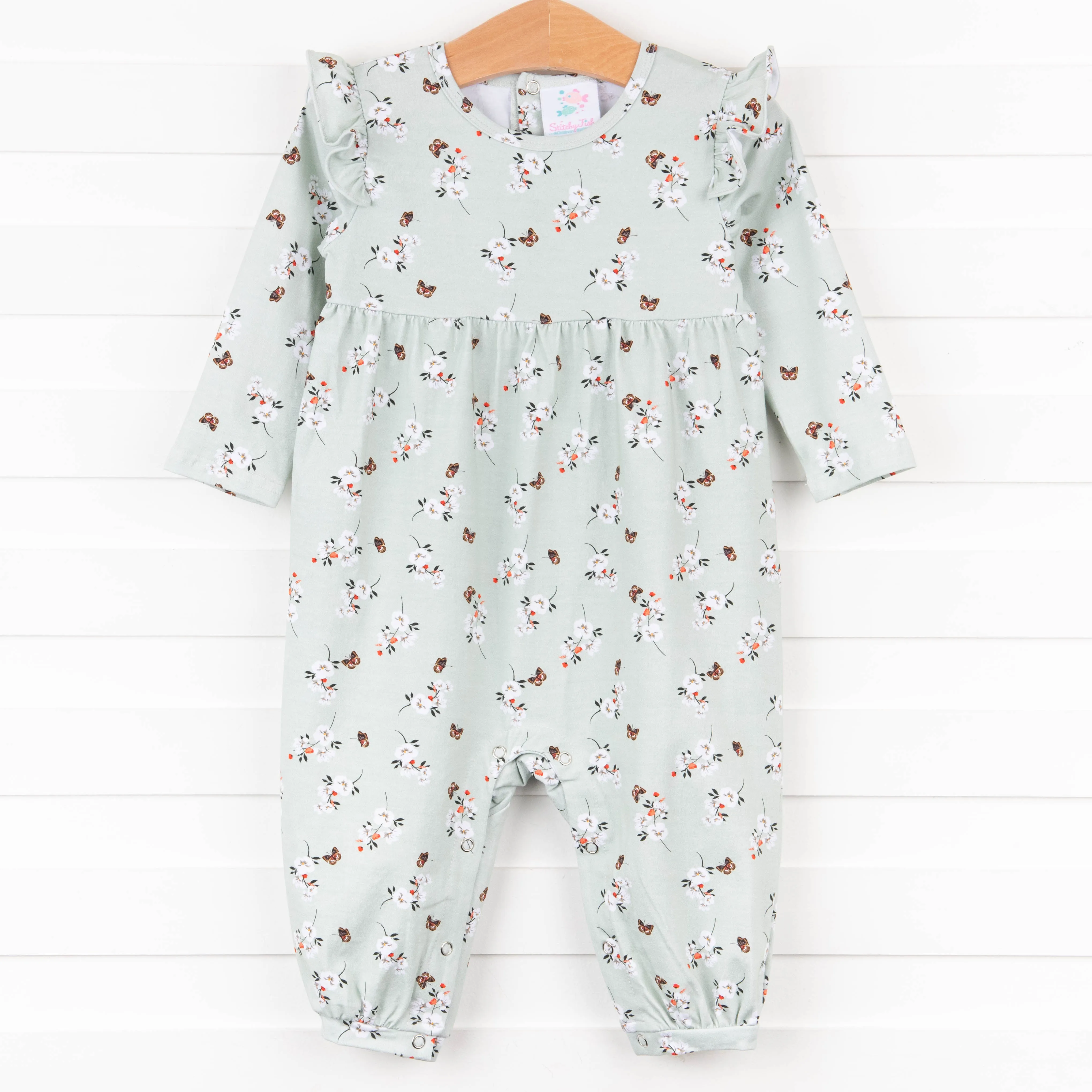 Beautiful Bundles Romper, Green