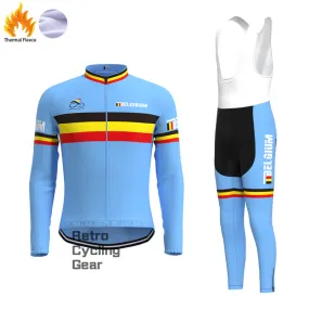 BELGIUM Fleece Retro Cycling Kits