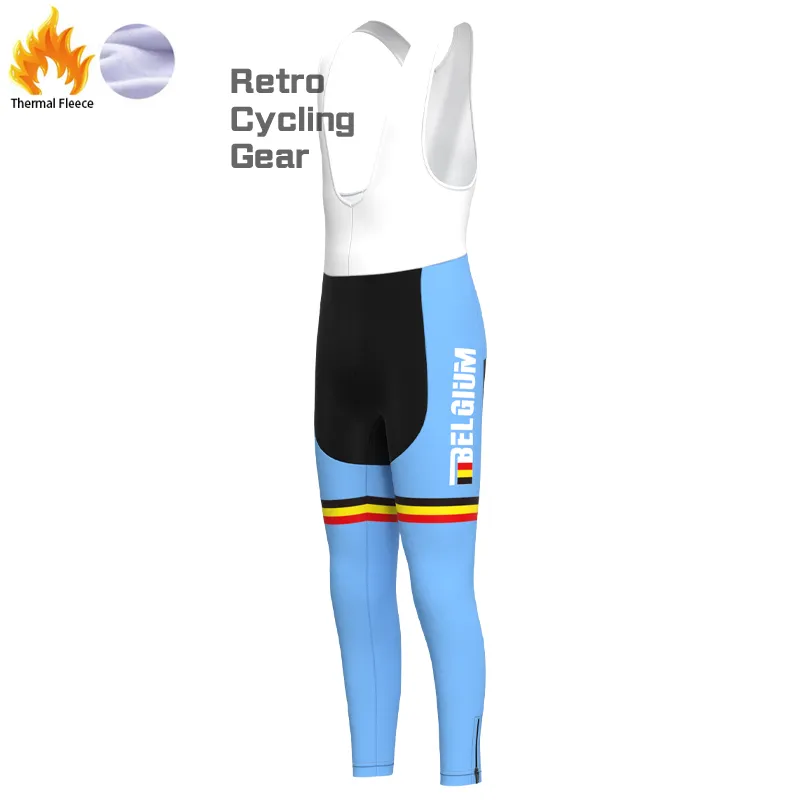 BELGIUM Fleece Retro Cycling Kits