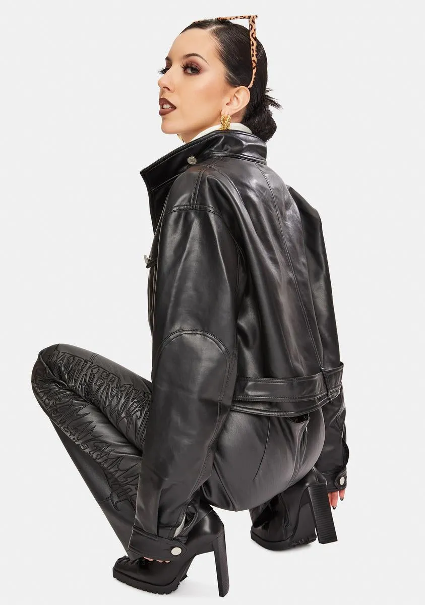 Bella Vegan Leather Jacket