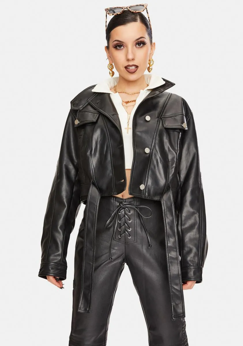 Bella Vegan Leather Jacket