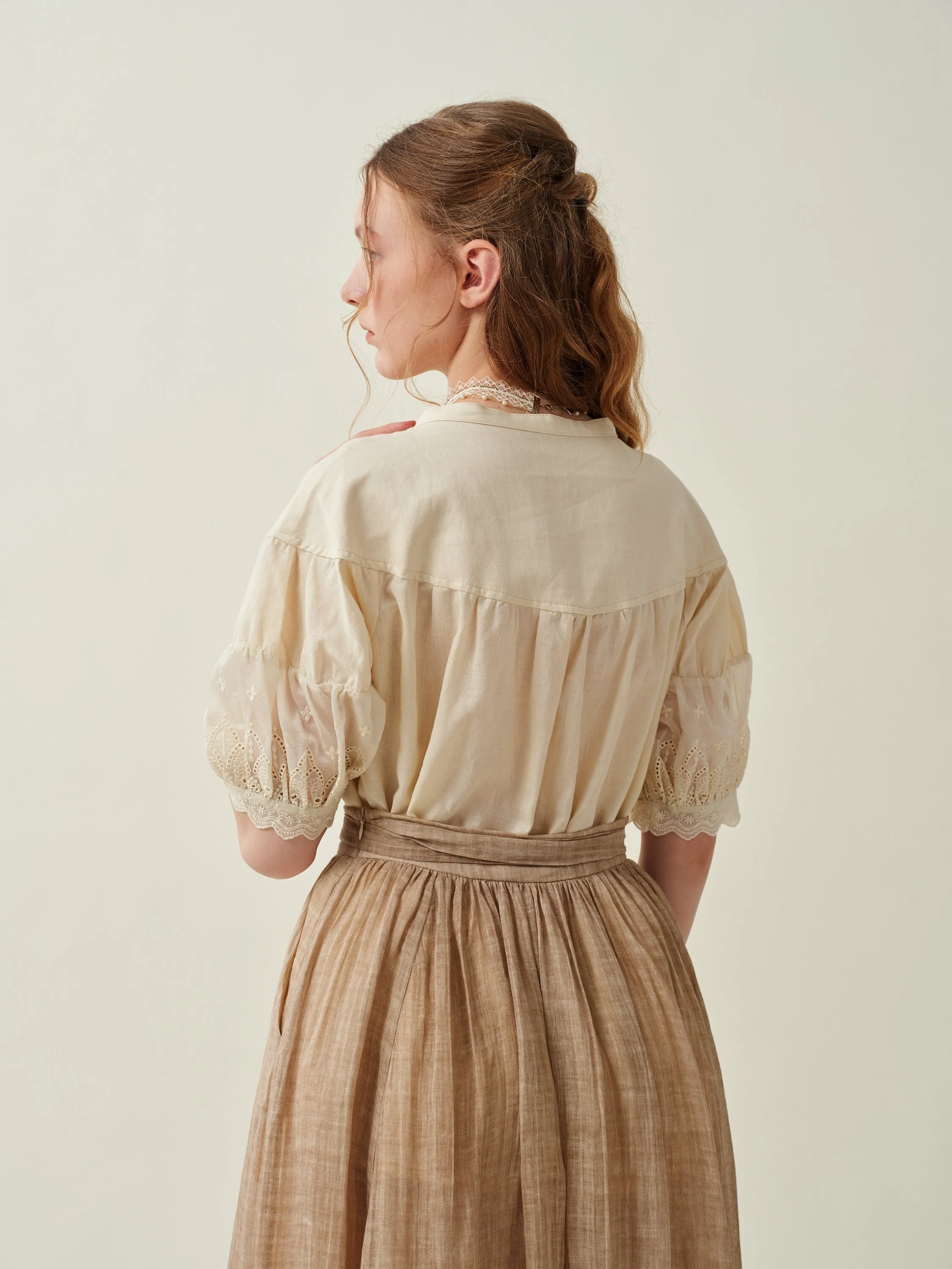 Beth 15 | flowy linen skirt