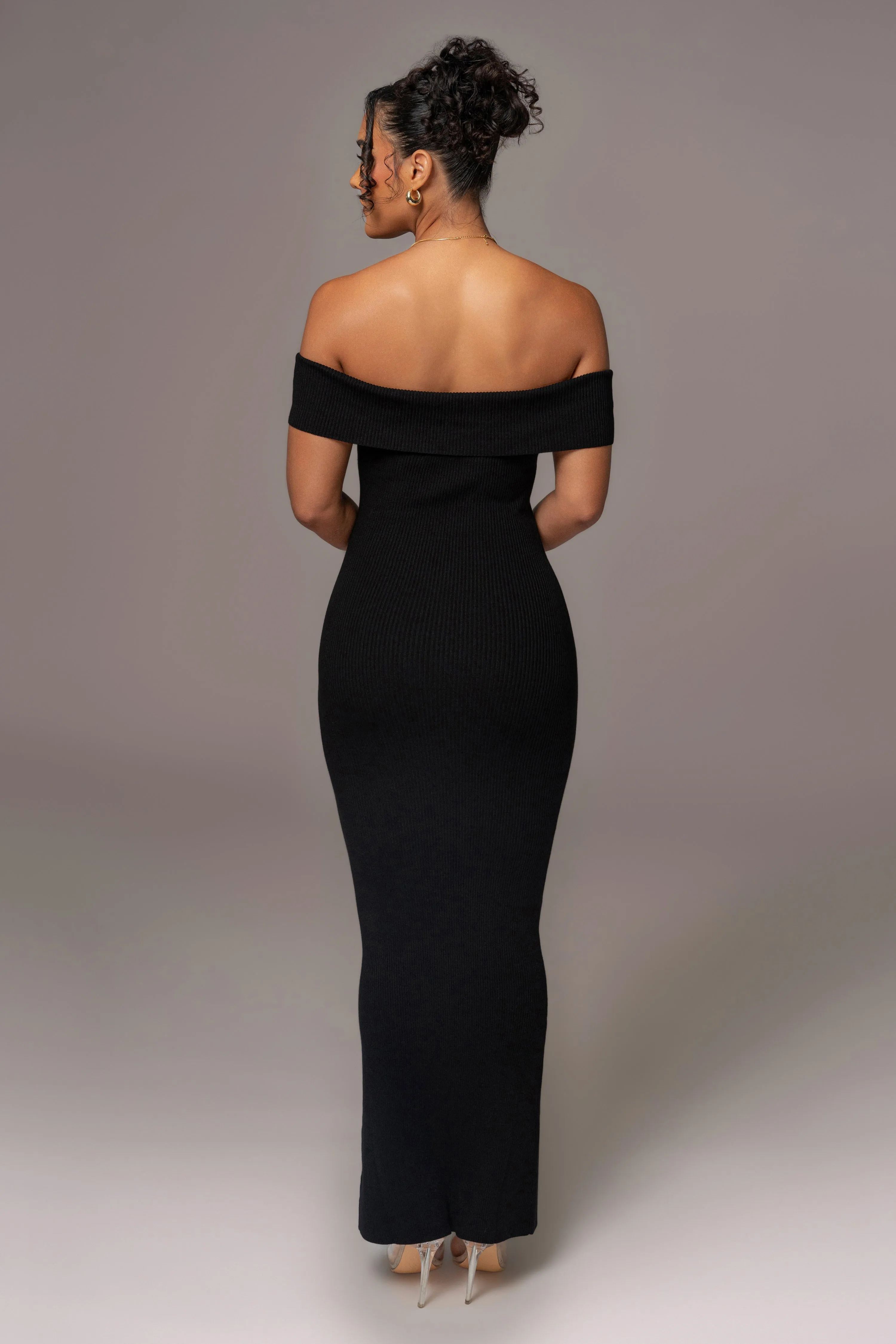 Black Custom  Maxi Dress