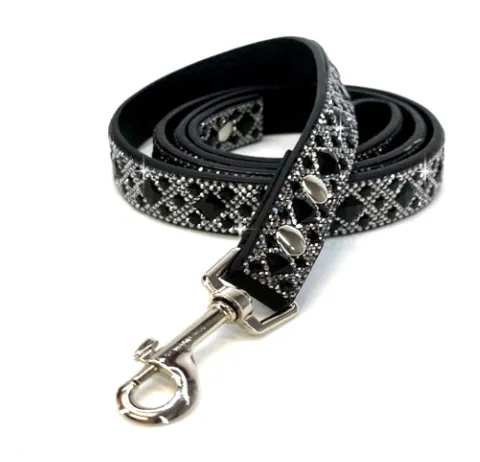 Bling Dog Leash | Pink, Black or Silver