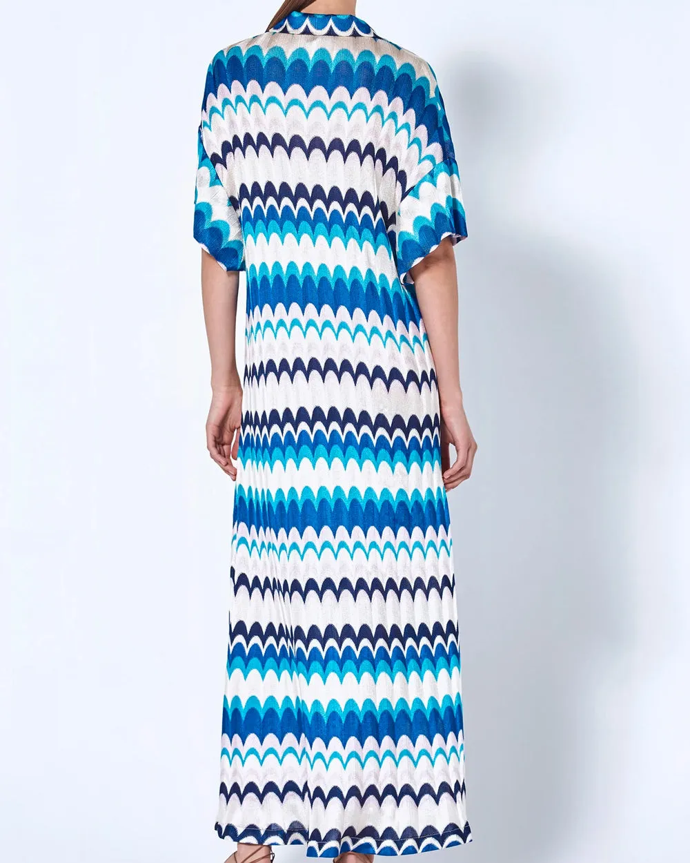 Blue Waves Lucchini Dress