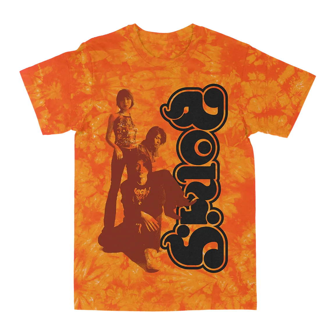 Boris "Heavy Rocks: Band" Crystal Tie-Dye T-Shirt