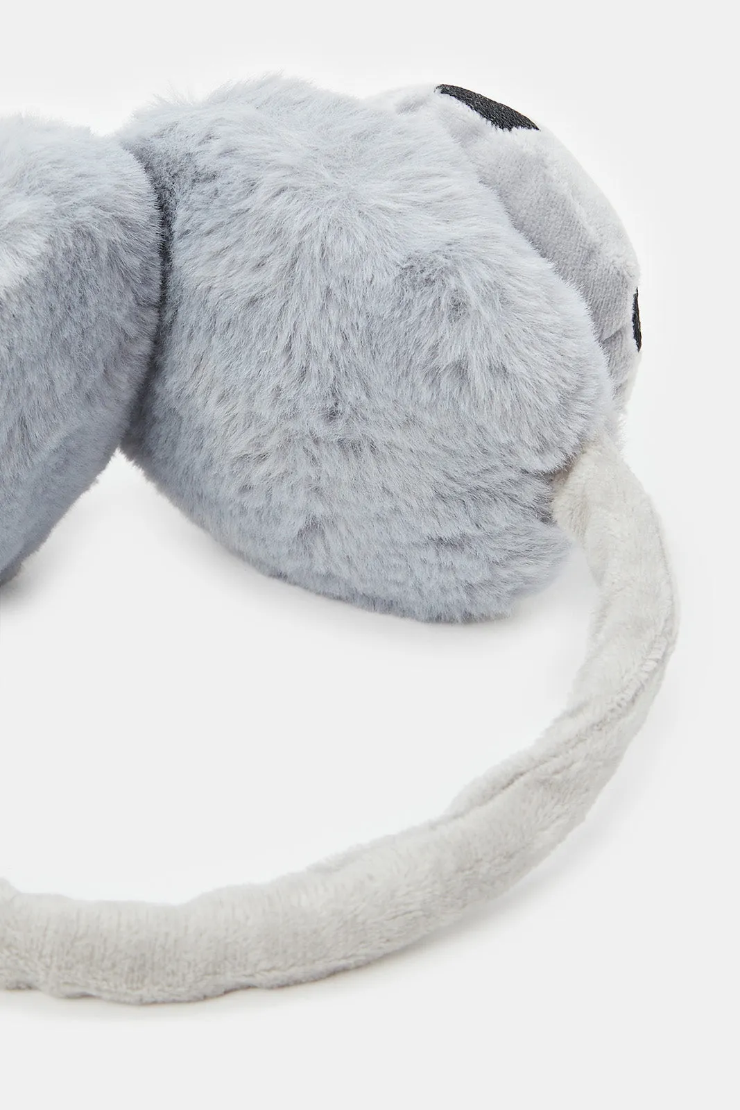 Boys Grey Embellished Earmuff