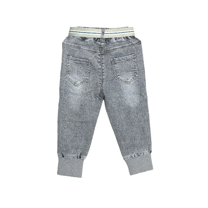 Boys Grey Jeans With Belt