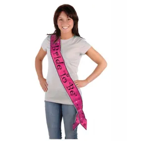 Bride to Be Satin Sash