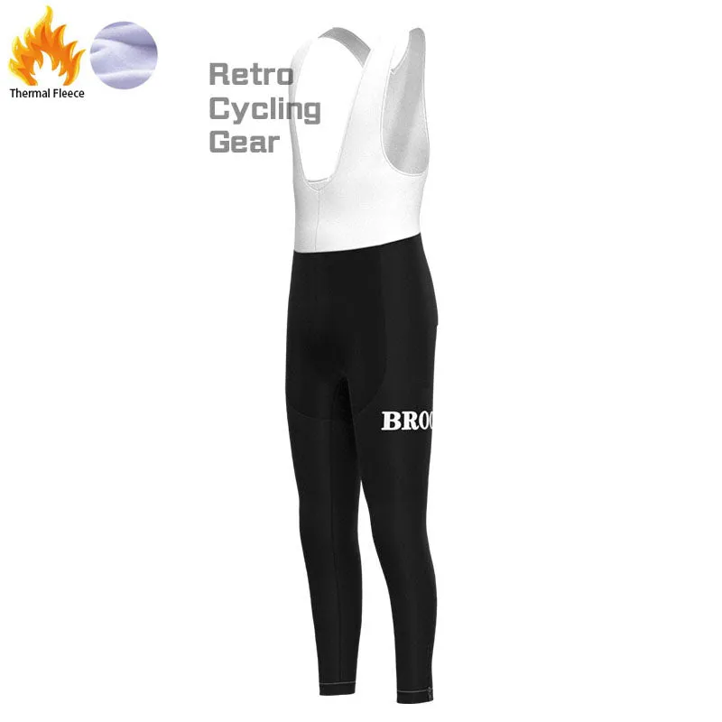 Brooklyn Blue Fleece Retro Cycling Pants