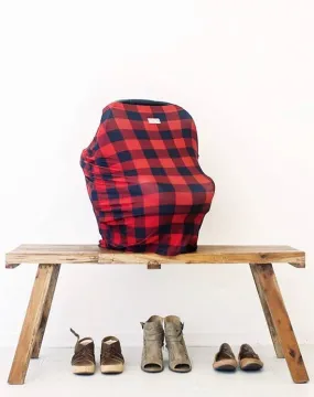 Buffalo Plaid Mom Boss™ 4-in-1 Multi-Use Car Seat   Nursing Cover