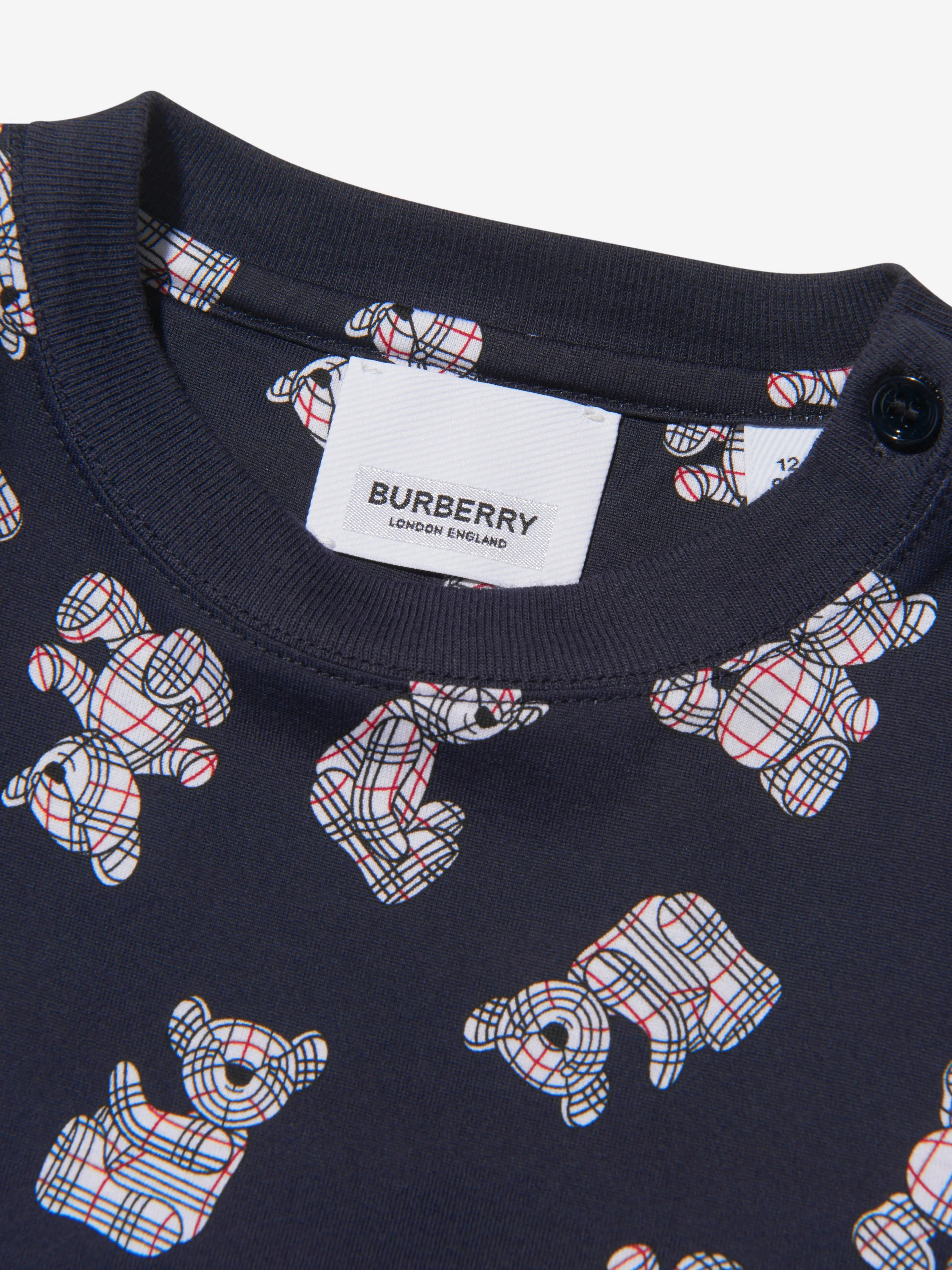 Burberry Baby Multi Bear Print Romper