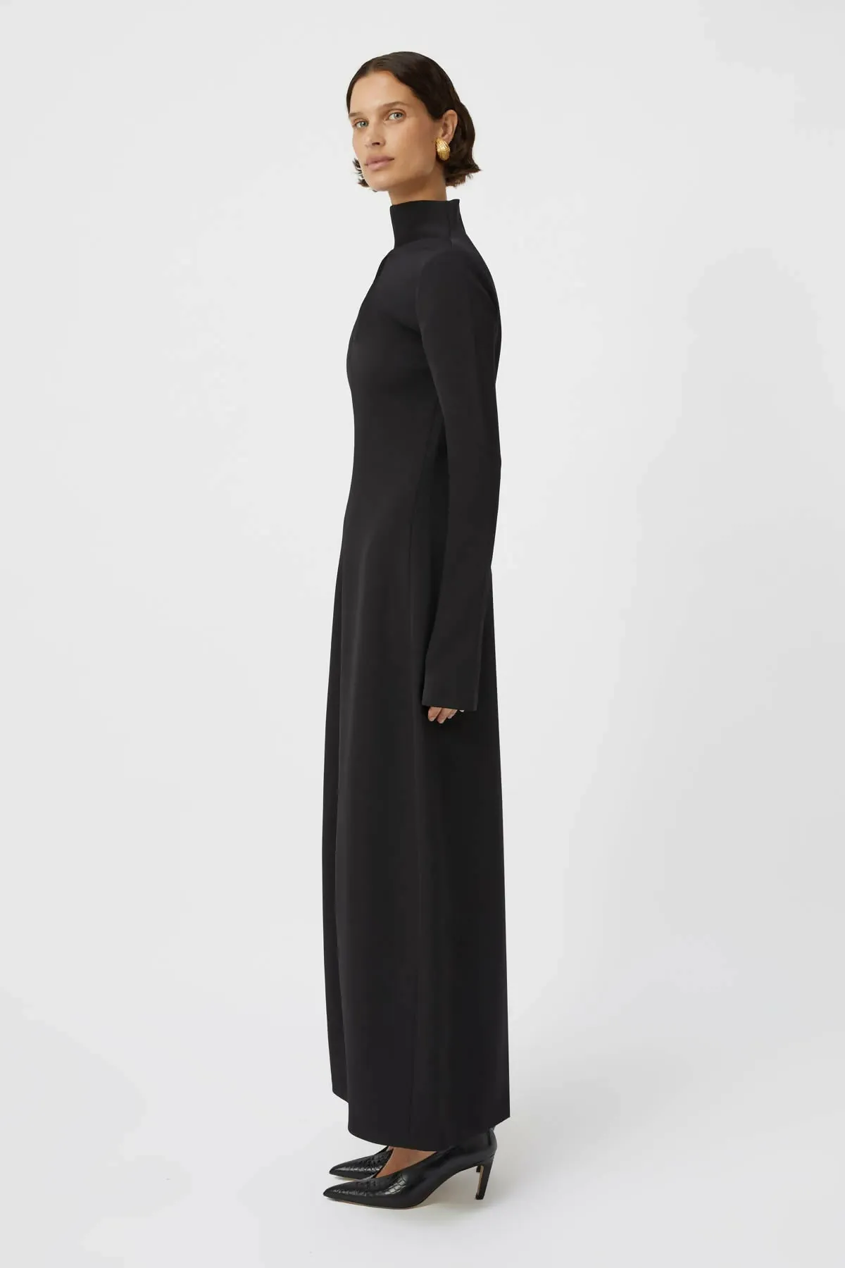 Camilla And Marc The Tenera Cocoon Maxi Dress in Black