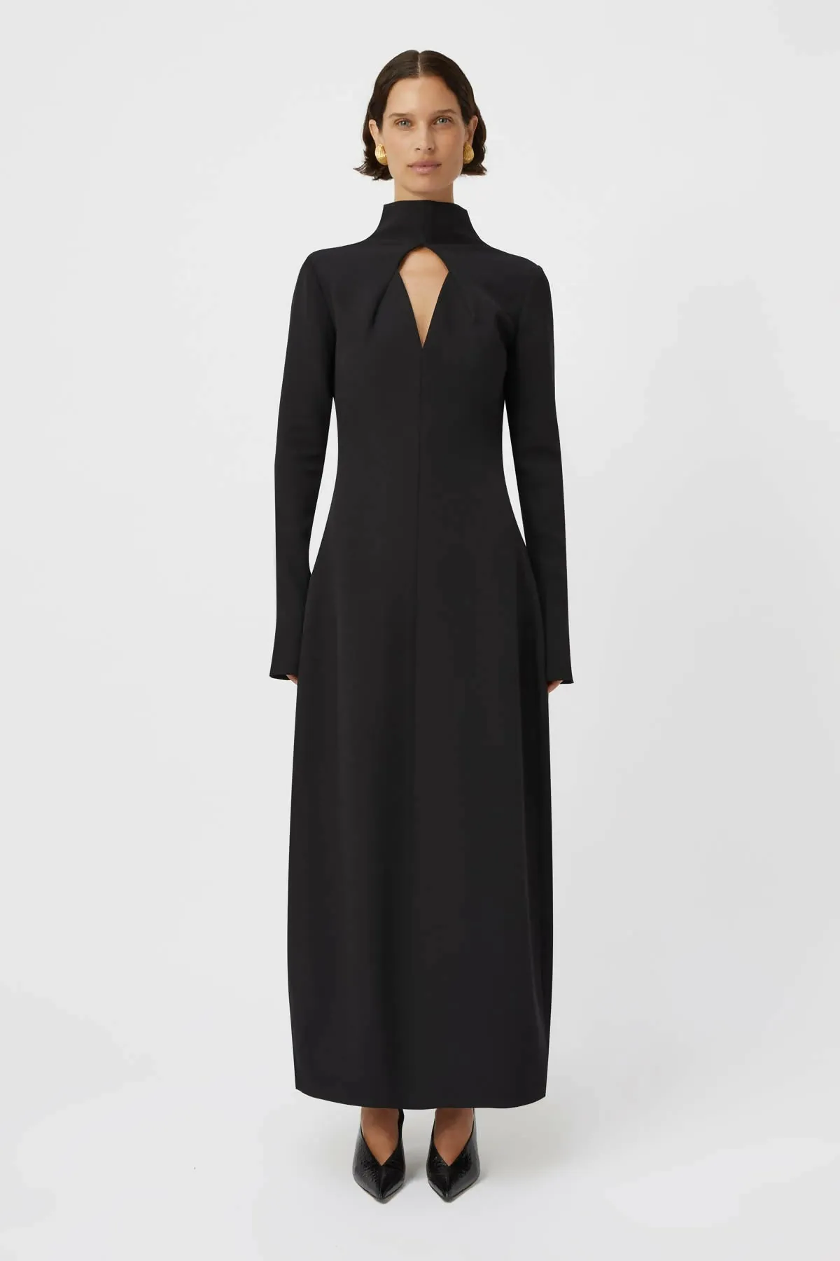 Camilla And Marc The Tenera Cocoon Maxi Dress in Black