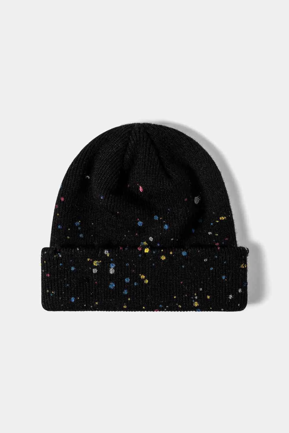 Confetti Rib-Knit Beanie - Stylish & Cozy Winter Hat