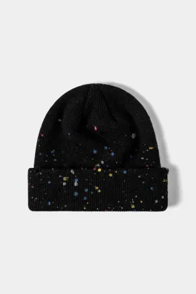 Confetti Rib-Knit Beanie - Stylish & Cozy Winter Hat