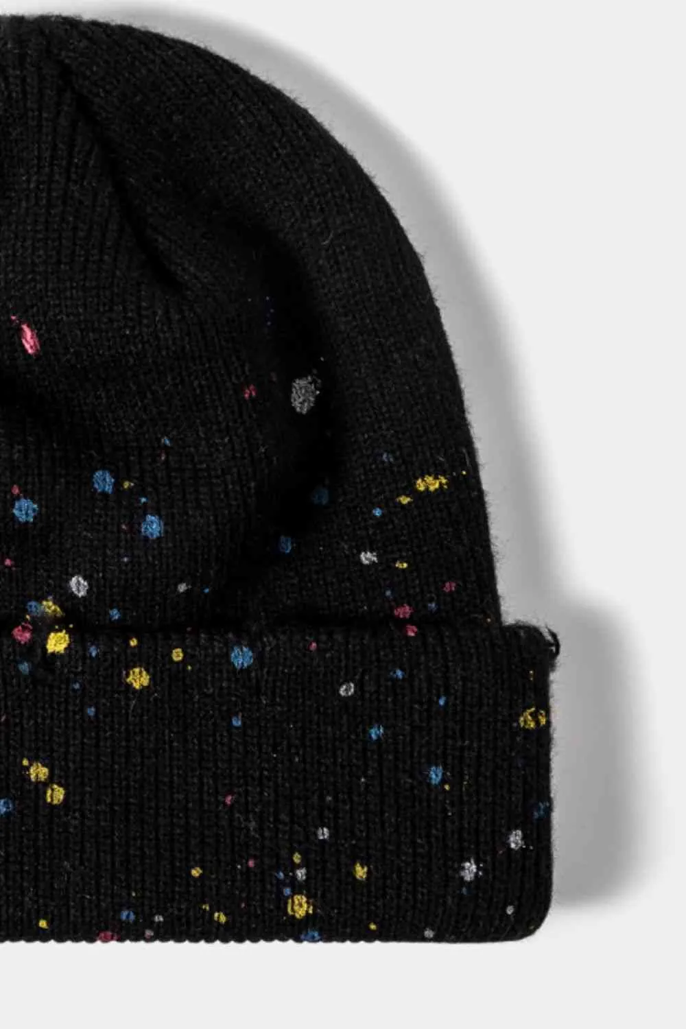 Confetti Rib-Knit Beanie - Stylish & Cozy Winter Hat