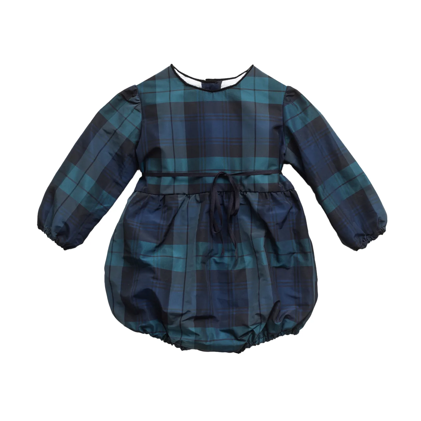 Cosmosophie Ayalde Plaid Romper