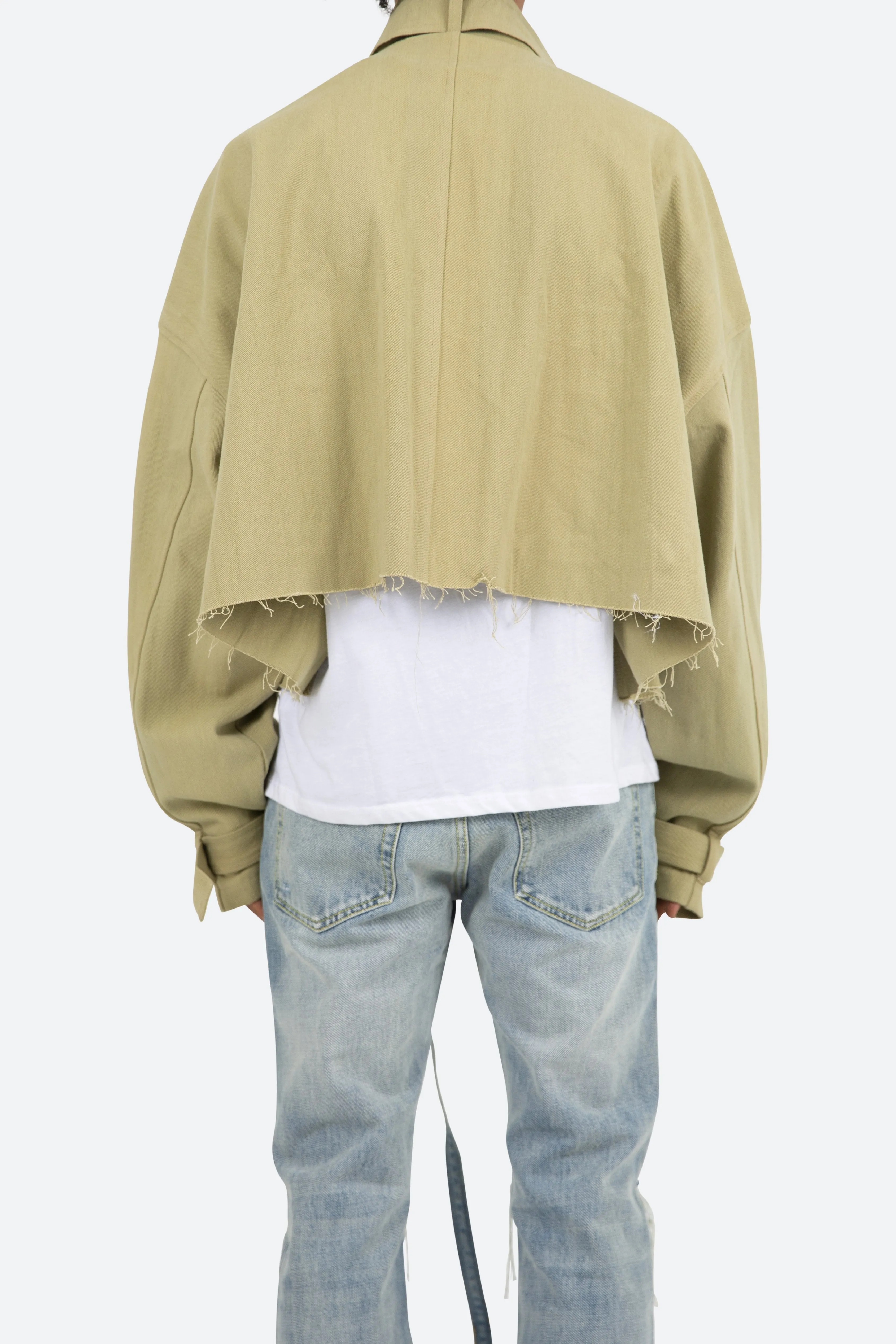 Cropped M65 Jacket - Khaki