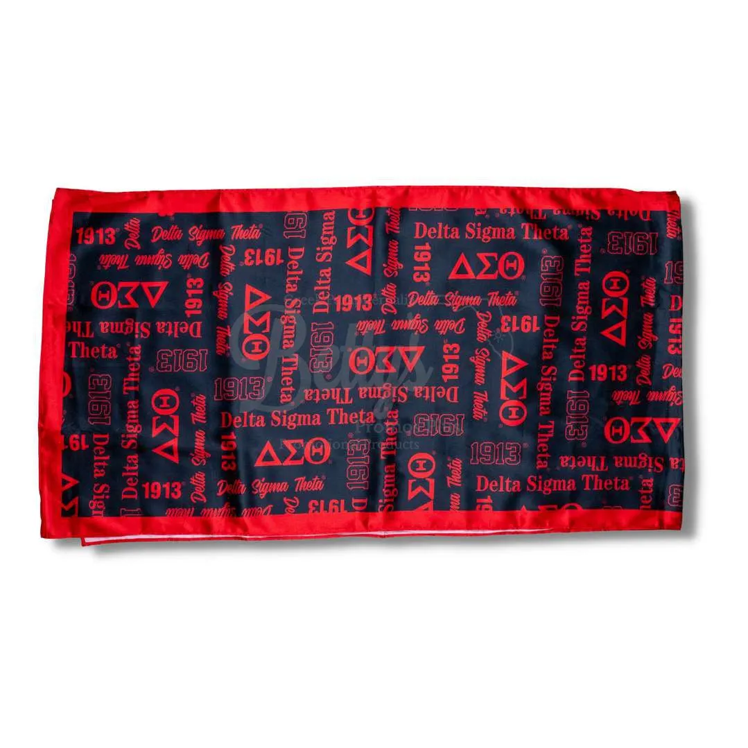 Delta Sigma Theta ΔΣΘ Signature Scarf