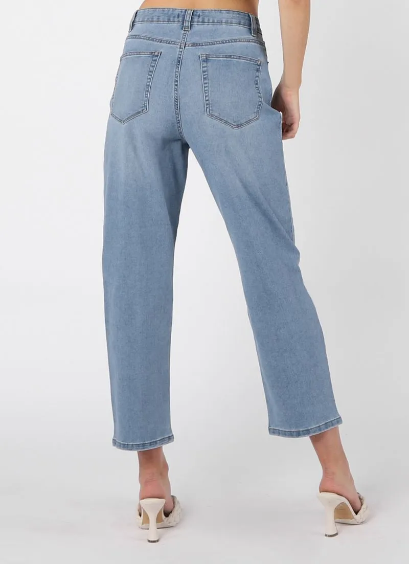 Dex - High Rise Mom Straight Jean