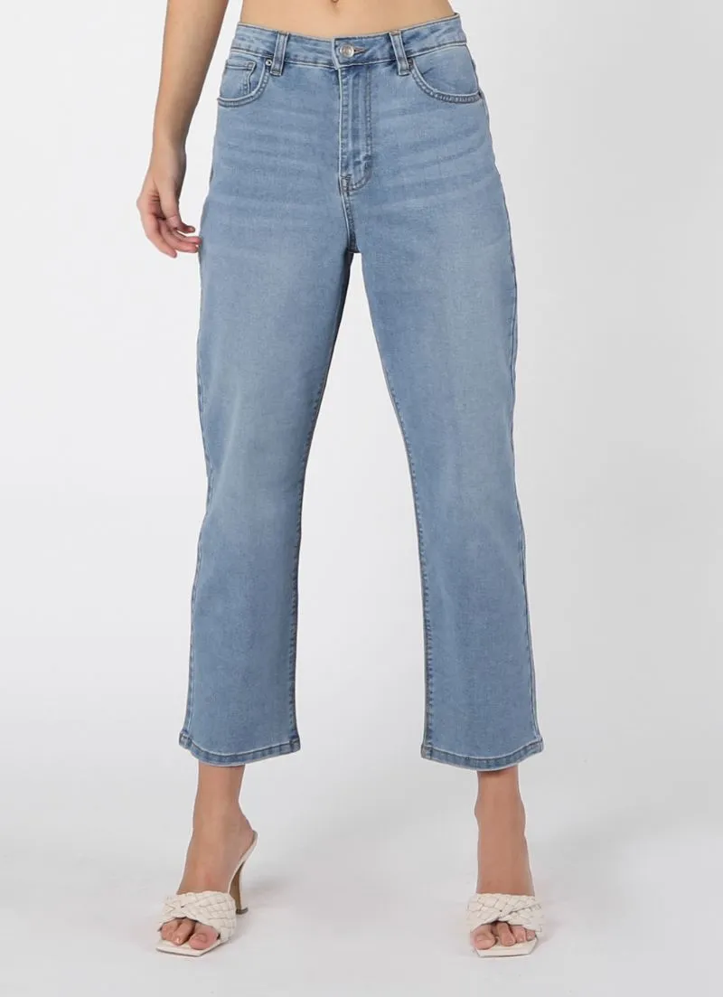 Dex - High Rise Mom Straight Jean