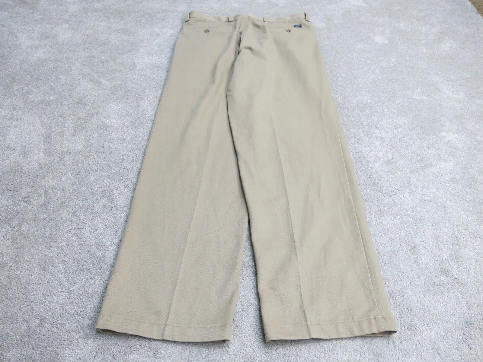 Dockers Mens Straight Leg Dress Pant 100% Cotton Individual Fit Beige SZ W34XL34