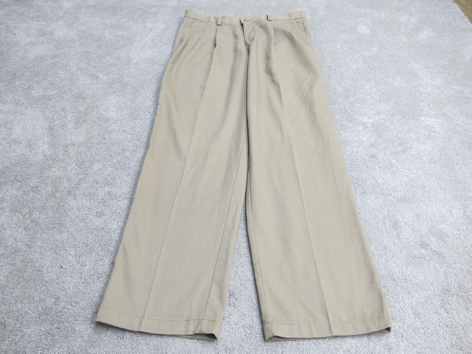 Dockers Mens Straight Leg Dress Pant 100% Cotton Individual Fit Beige SZ W34XL34