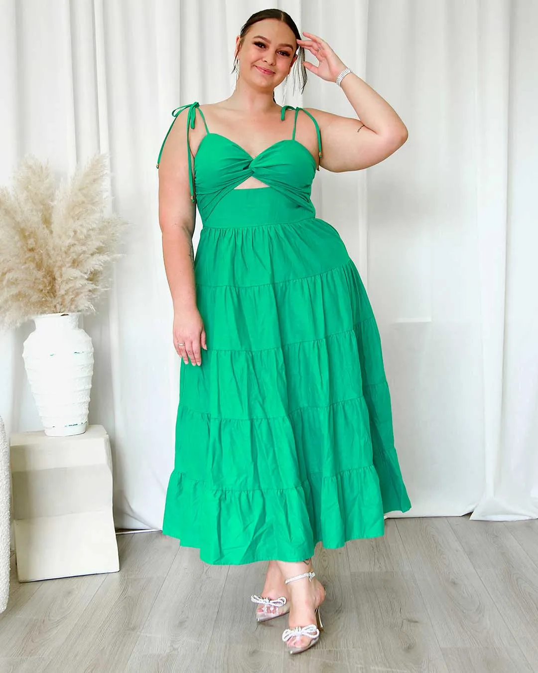 Dominique Maxi Dress - Green