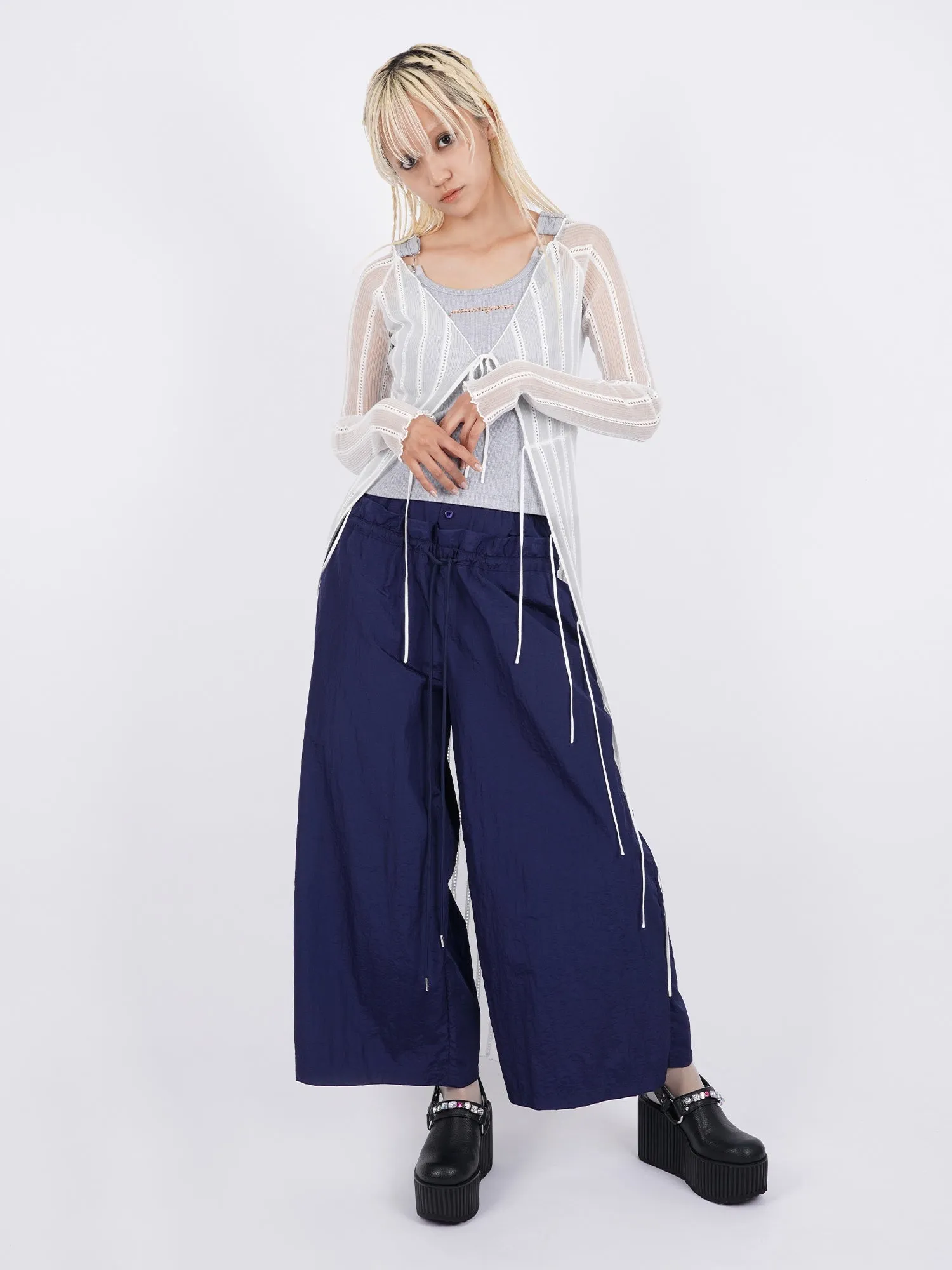 Double Layer Nylon Trousers