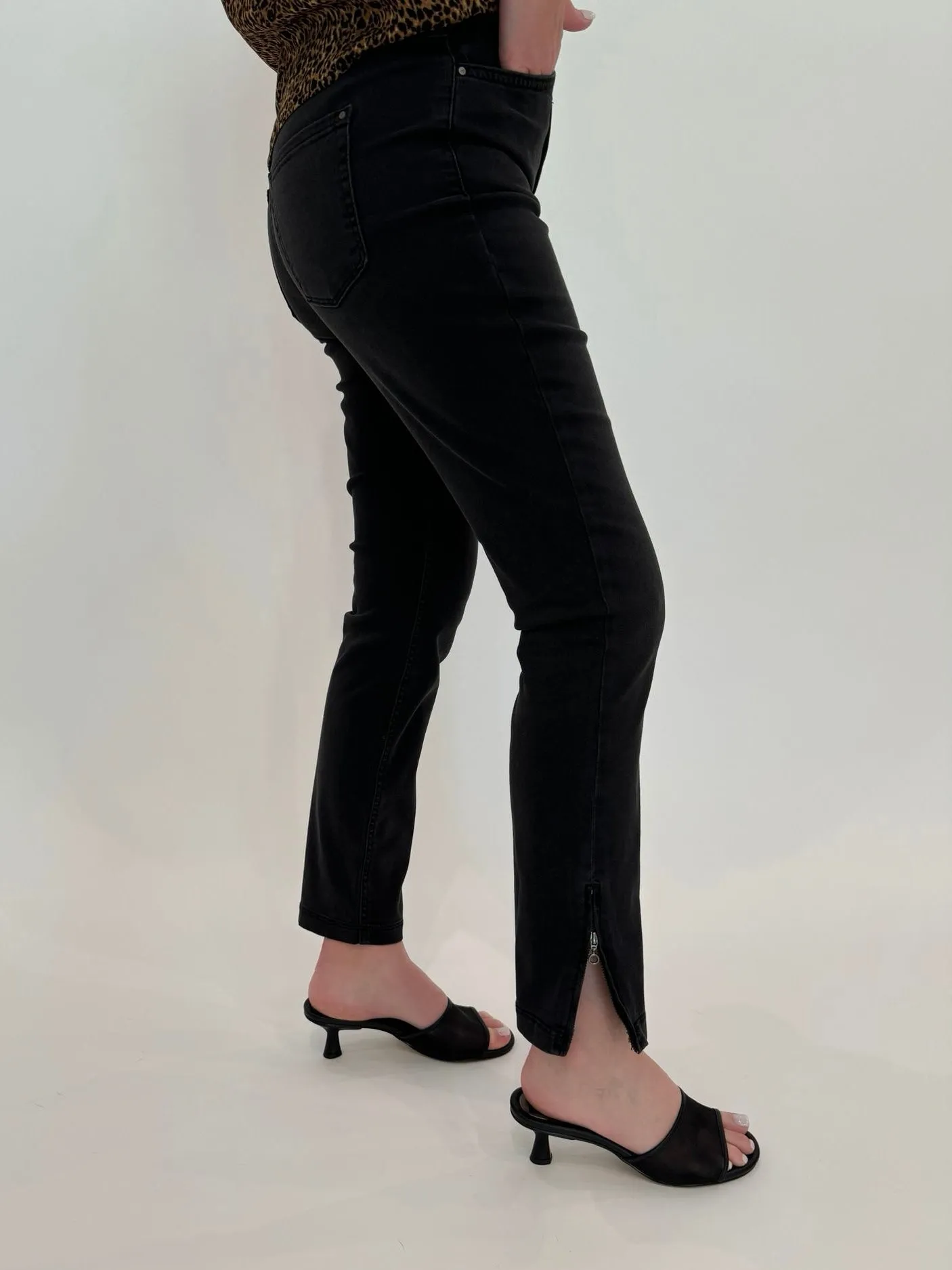 Dream Chic Crop Jean - Anthracite