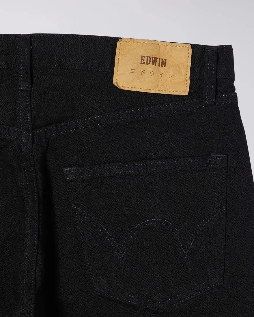 Edwin Made In Japan Regular Tapered Mens Jeans - 13oz Kaihara Right Hand Denim / Black Unwashed