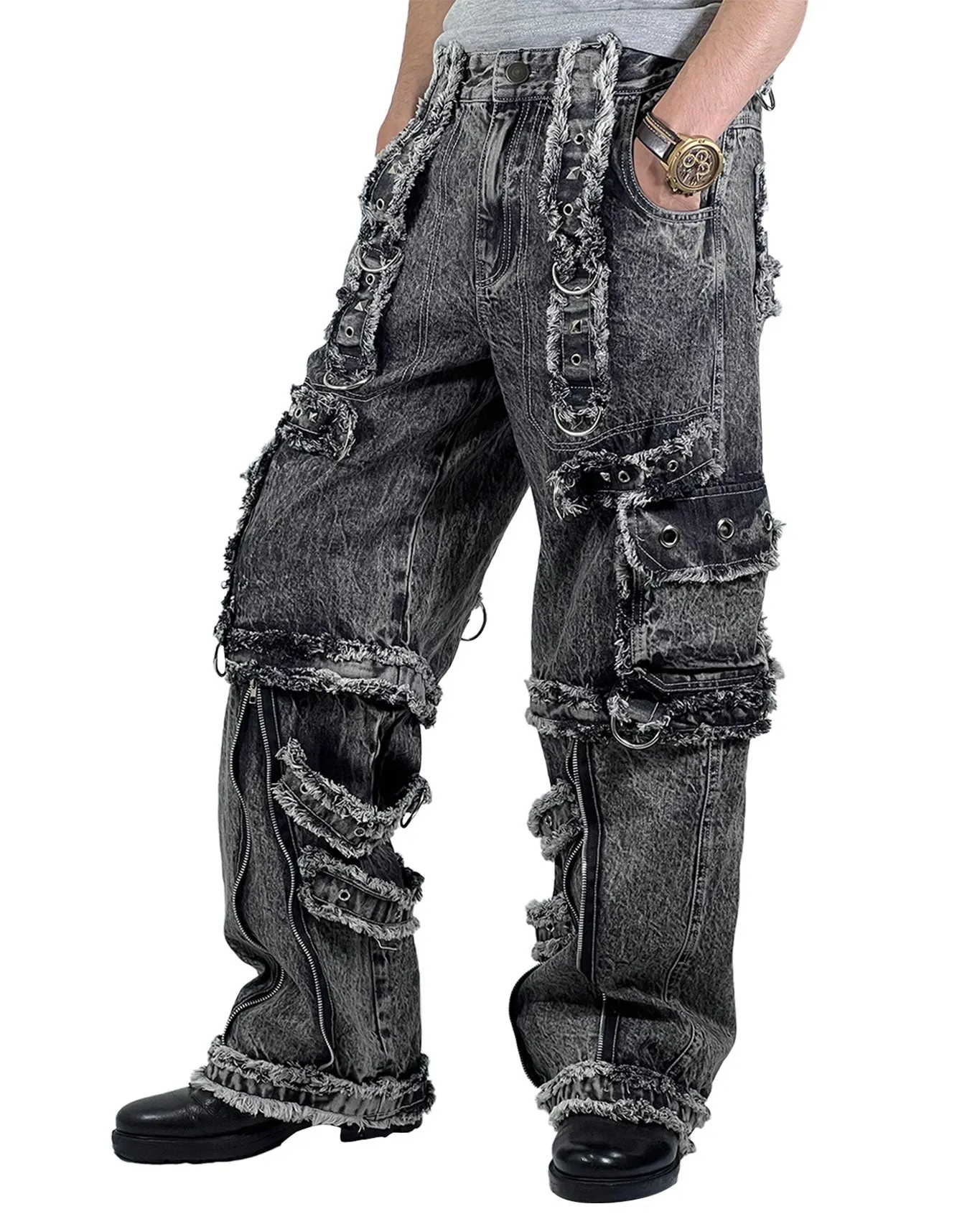 Eerie Echo Baggy Gothic Pant