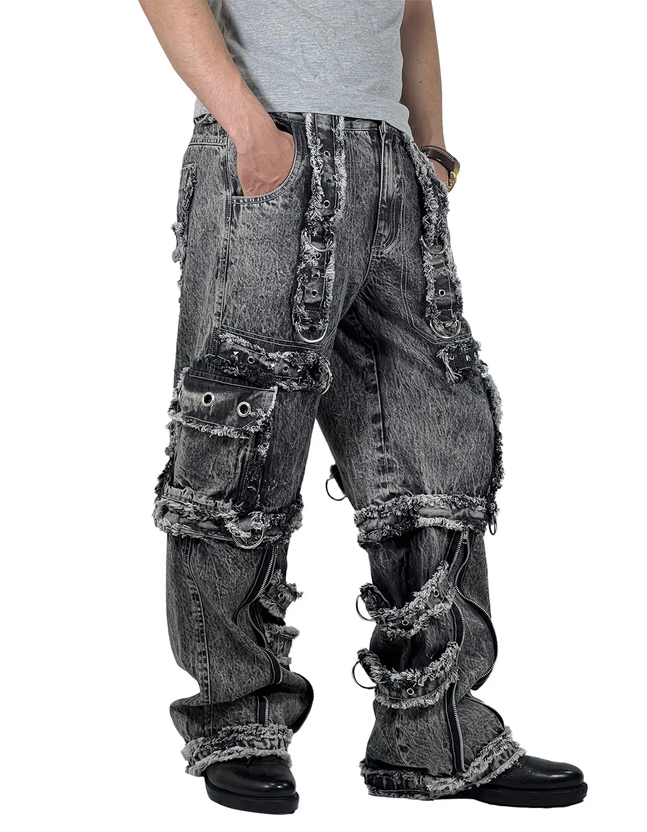 Eerie Echo Baggy Gothic Pant