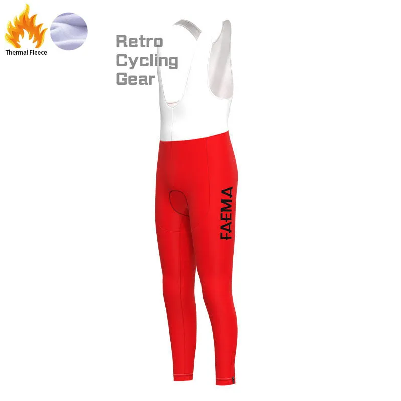 FAEMA Fleece Retro Cycling Pants