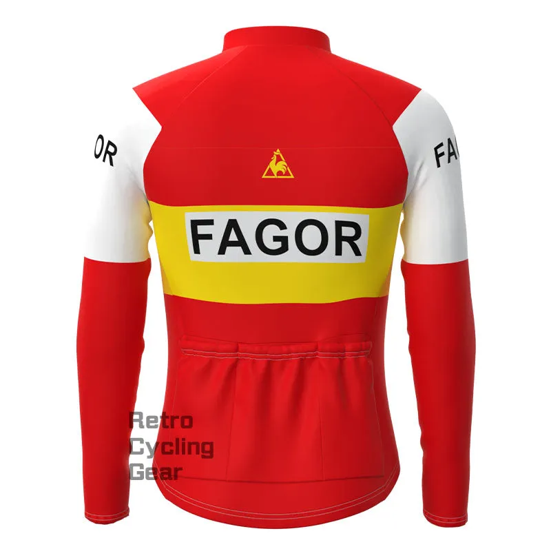 Fagor Red Fleece Retro Cycling Kits