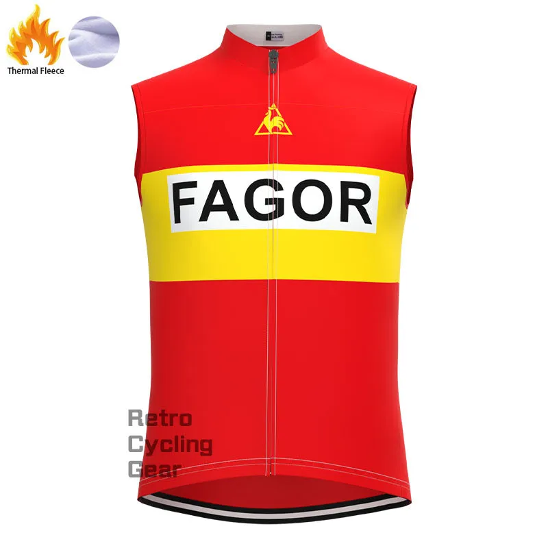 Fagor Red Fleece Retro Cycling Kits